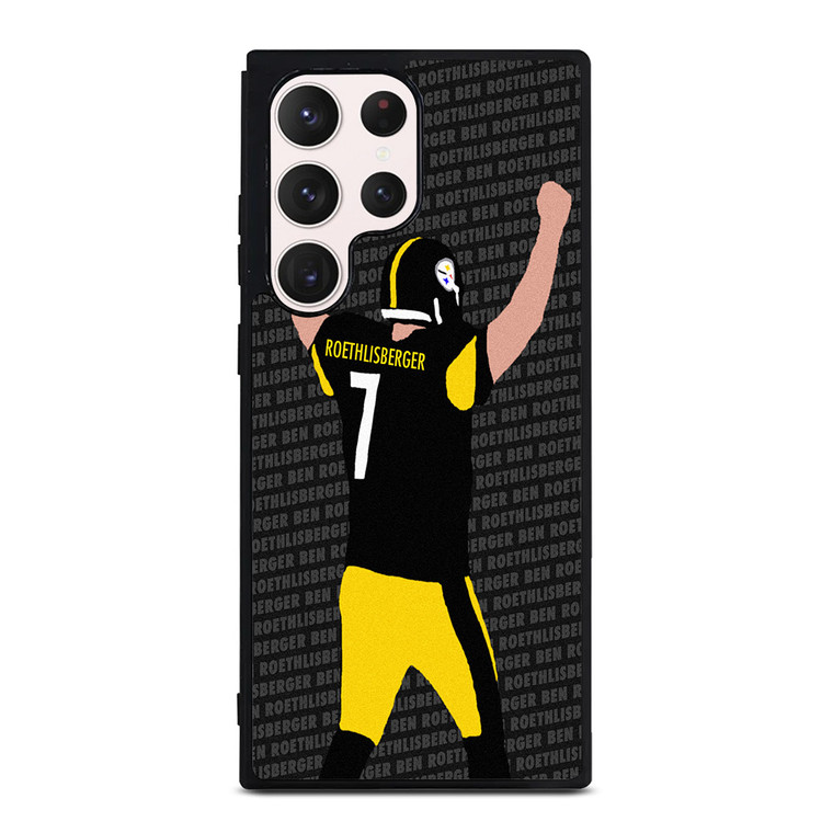 BEN ROETHLISBERGER PITTSBURGH STEELERS CARTOON Samsung Galaxy S23 Ultra Case Cover