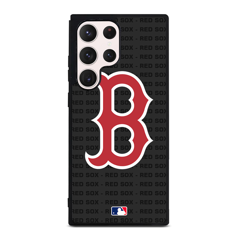 BOSTON RED SOX BASEBALL BLACK Samsung Galaxy S23 Ultra Case Cover