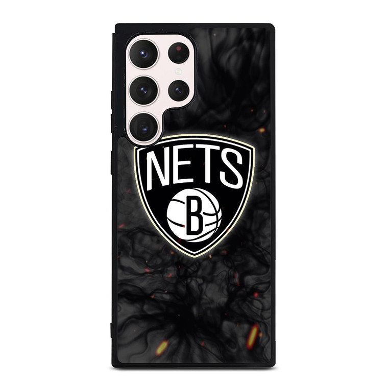 BROOKLYN NETS BASKETBALL NBA FIRE Samsung Galaxy S23 Ultra Case Cover