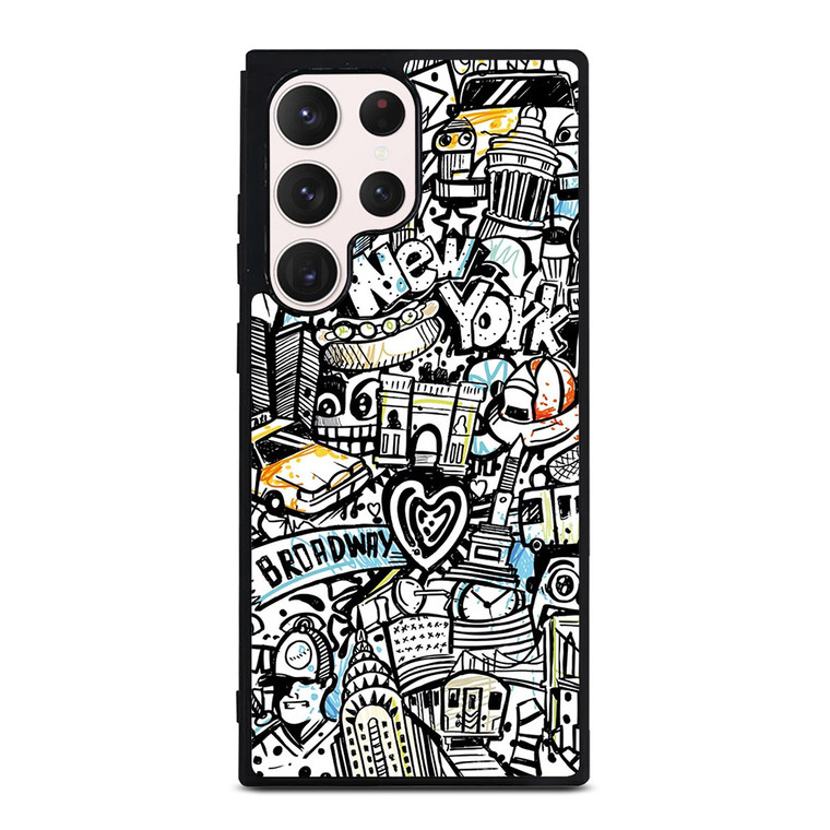 BROOKLYN NEW YORK ART Samsung Galaxy S23 Ultra Case Cover