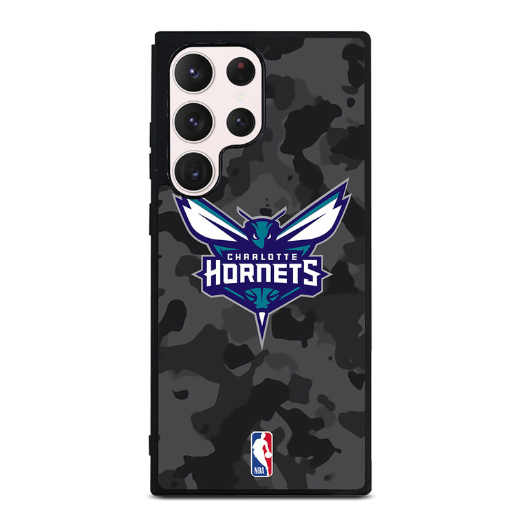 CHARLOTTE HORNETS BLACK CAMO Samsung Galaxy S23 Ultra Case Cover