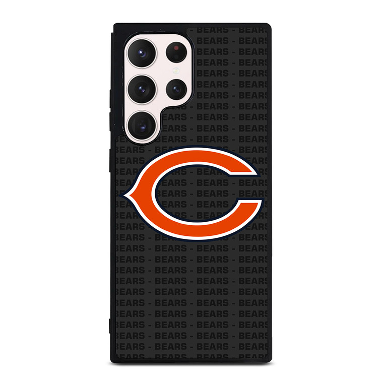 CHICAGO BEARS FOOTBALL TEXT Samsung Galaxy S23 Ultra Case Cover