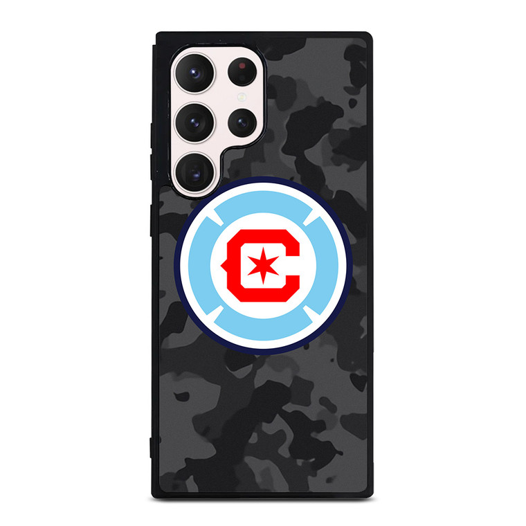 CHICAGO FIRE MLS BLACK CAMO Samsung Galaxy S23 Ultra Case Cover