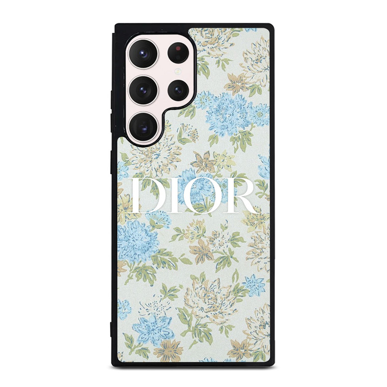 CHRISTIAN DIOR LOGO FLORAL Samsung Galaxy S23 Ultra Case Cover