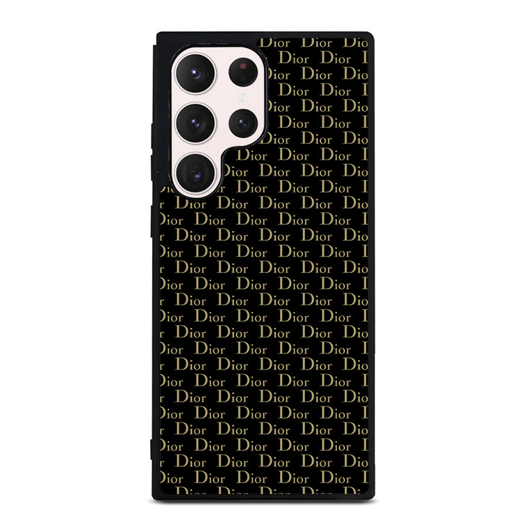 CHRISTIAN DIOR LOGO PATTERN Samsung Galaxy S23 Ultra Case Cover