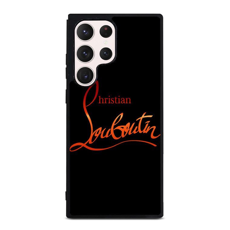 CHRISTIAN LOUBOUTIN RED LOGO Samsung Galaxy S23 Ultra Case Cover