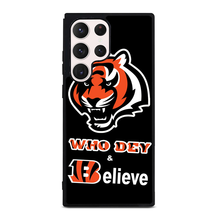 CINCINNATI BENGALS FOOTBALL WHO DEY Samsung Galaxy S23 Ultra Case Cover