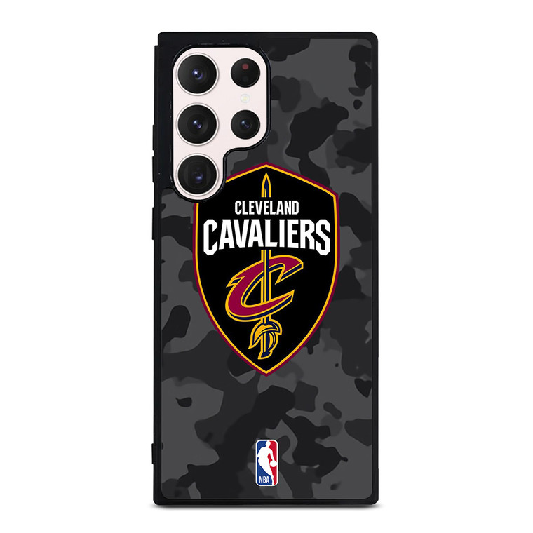 CLEVELAND CAVALIERS BLACK CAMO Samsung Galaxy S23 Ultra Case Cover