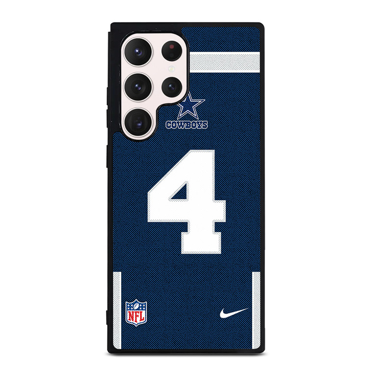 DALLAS COWBOYS DAK PRESCOTT 4 NFL NIKE Samsung Galaxy S23 Ultra Case Cover