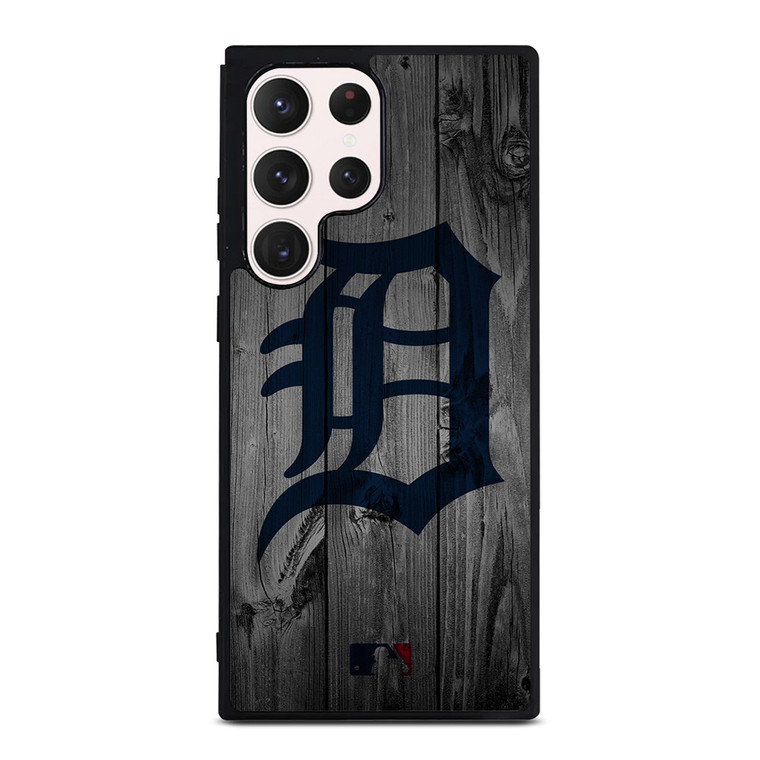 DETROIT TIGERS BASEBALL MLB WOOD LOGO Samsung Galaxy S23 Ultra Case Cover