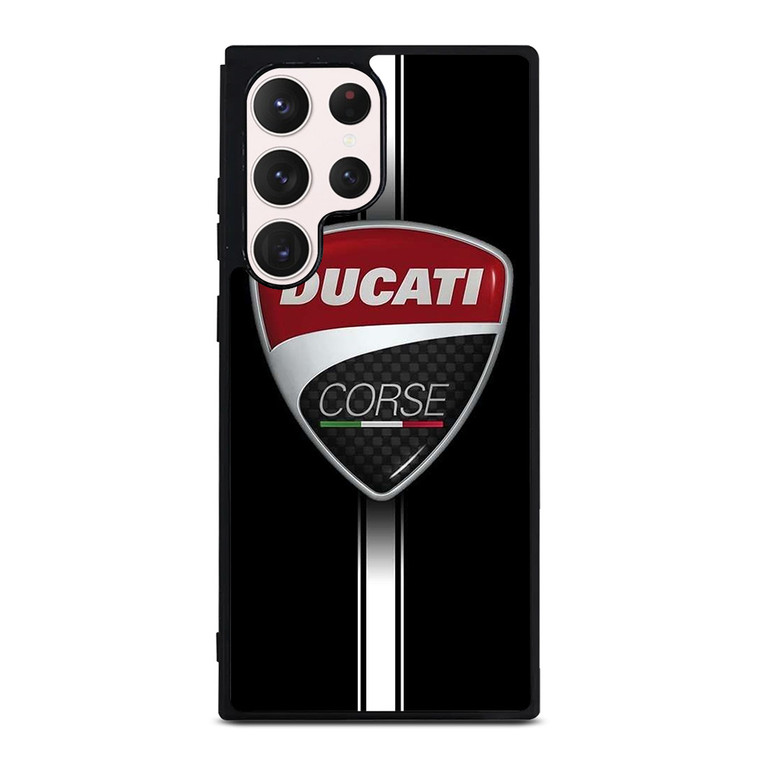 DUCATI CORSE MOTOR LOGO Samsung Galaxy S23 Ultra Case Cover