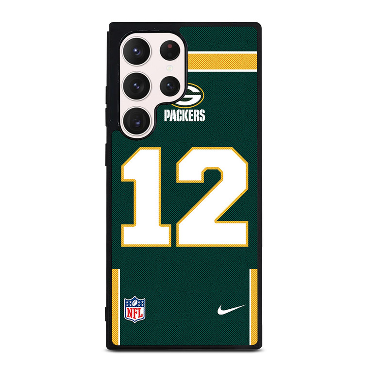 GREEN BAY PACKERS AARON RODGERS 12 NFL NIKE Samsung Galaxy S23 Ultra Case Cover