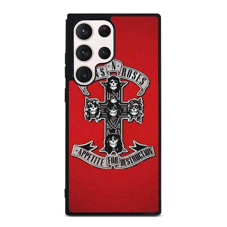 GUNS N ROSES ROCK BAND RED Samsung Galaxy S23 Ultra Case Cover