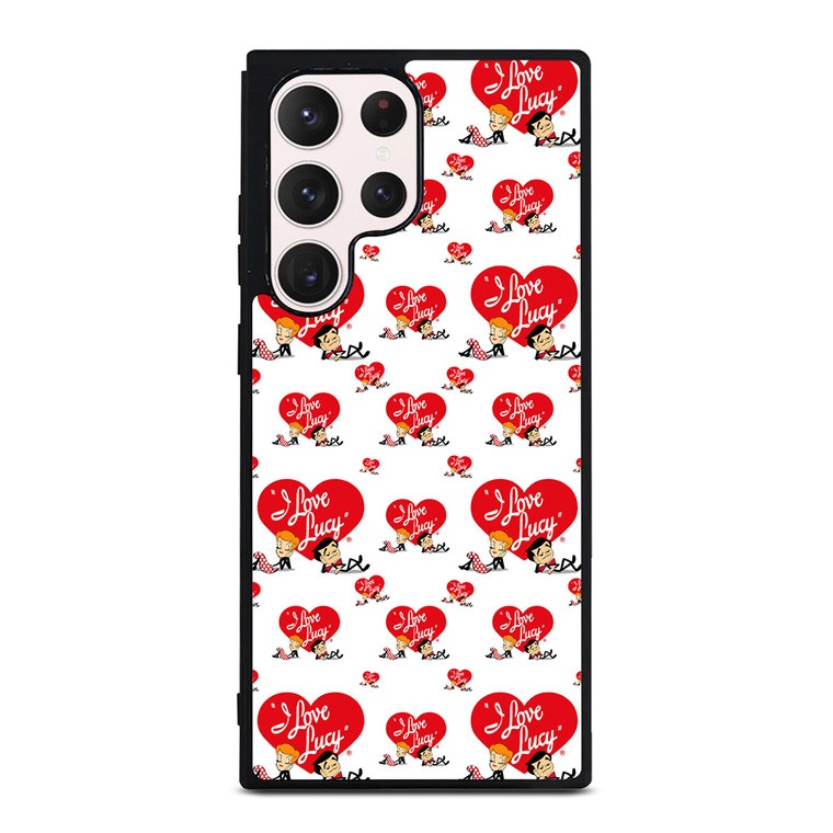 I LOVE LUCY CARTOON PATTERN Samsung Galaxy S23 Ultra Case Cover