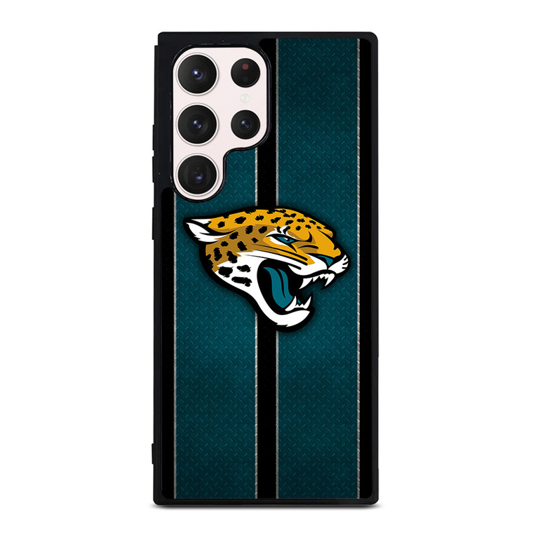 JACKSONVILLE JAGUARS NFL METAL STRIPE Samsung Galaxy S23 Ultra Case Cover
