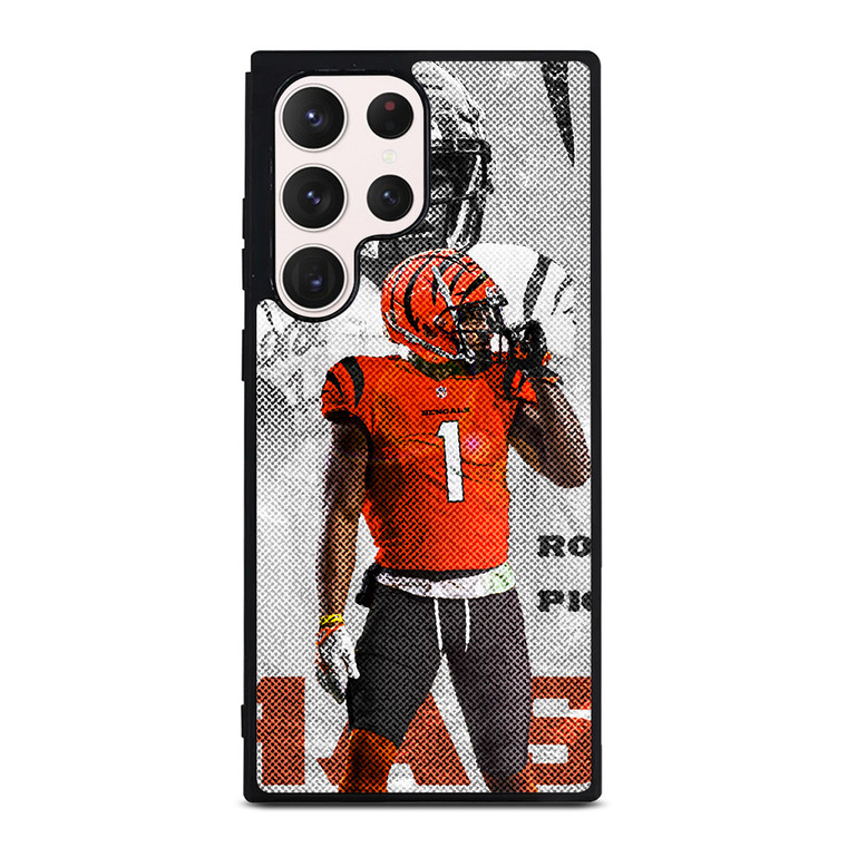 JAMARR CHASE CINCINNATI BENGALS NFL FOOTBALL Samsung Galaxy S23 Ultra Case Cover