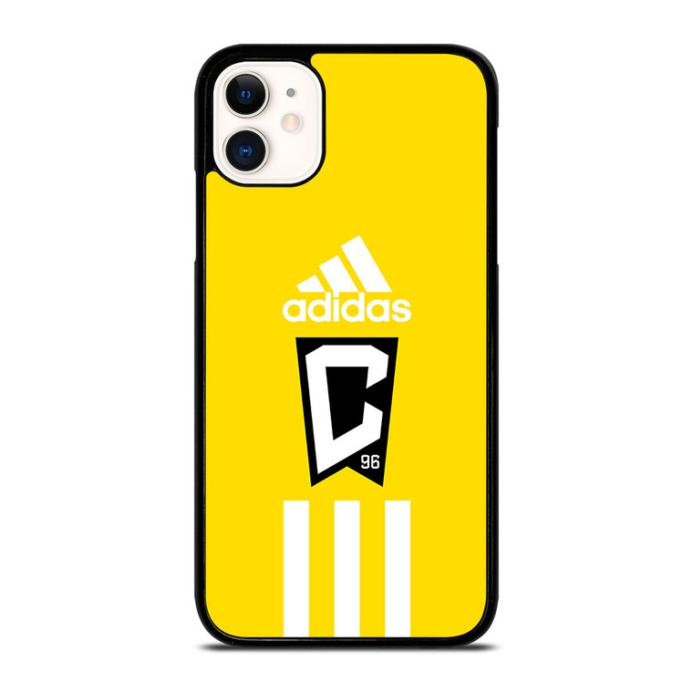 COLUMBUS CREW ADIDAS STRIPES iPhone 11 Case Cover COLUMBUS CREW ADIDAS STRIPES iPhone 11 Case Cover