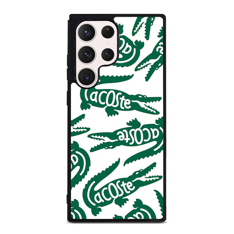 LACOSTE PATTERN Samsung Galaxy S23 Ultra Case Cover