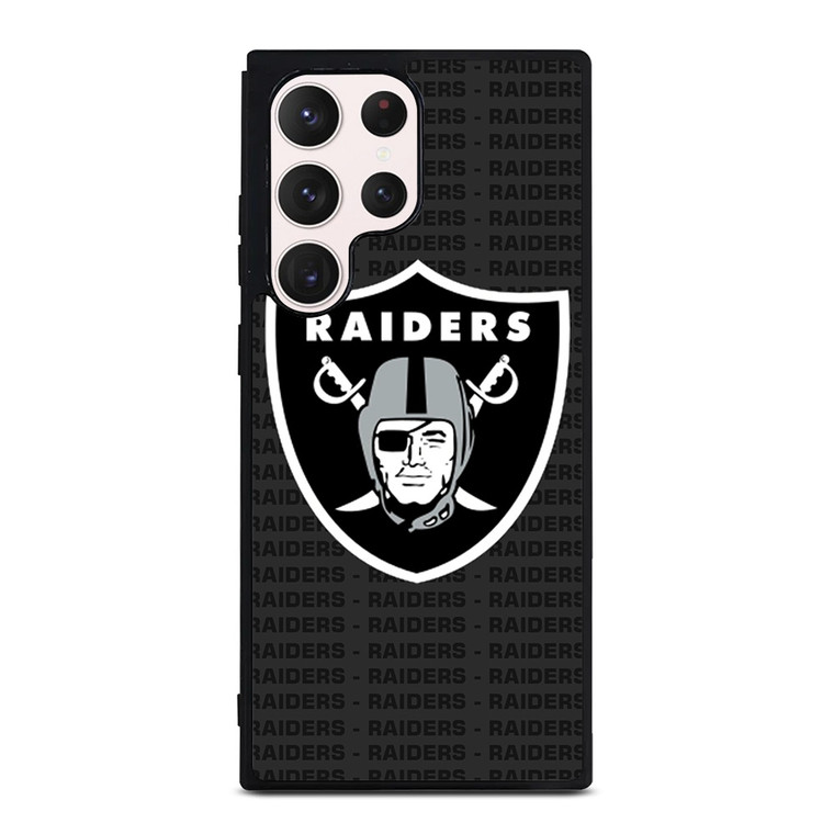 LAS VEGAS RAIDERS FOOTBALL TEXT Samsung Galaxy S23 Ultra Case Cover
