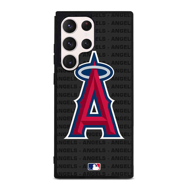 LOS ANGELES ANGELS BASEBALL BLACK Samsung Galaxy S23 Ultra Case Cover