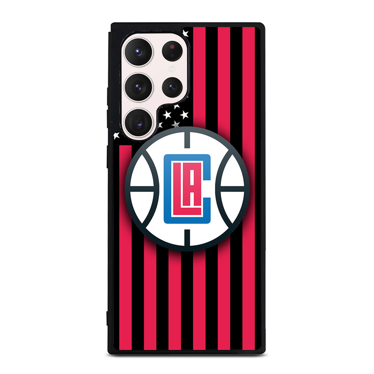 LOS ANGELES CLIPPERS NBA USA FLAG Samsung Galaxy S23 Ultra Case Cover