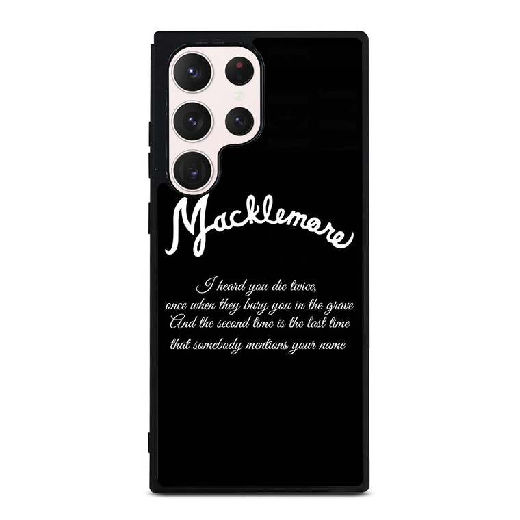 MACKLEMORE RAPPER QUOTES Samsung Galaxy S23 Ultra Case Cover