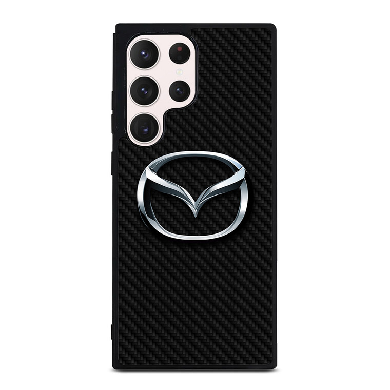 MAZDA MOTORS CARBON FIBER Samsung Galaxy S23 Ultra Case Cover