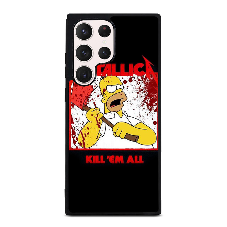 METALLICA KILL EM ALL SIMPSONS Samsung Galaxy S23 Ultra Case Cover