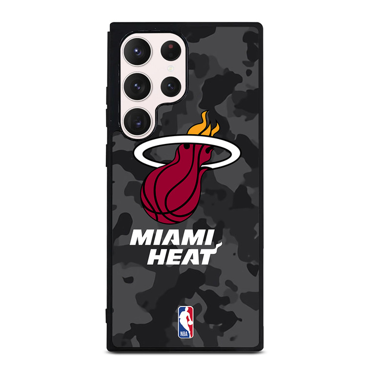 MIAMI HEAT BLACK CAMO Samsung Galaxy S23 Ultra Case Cover