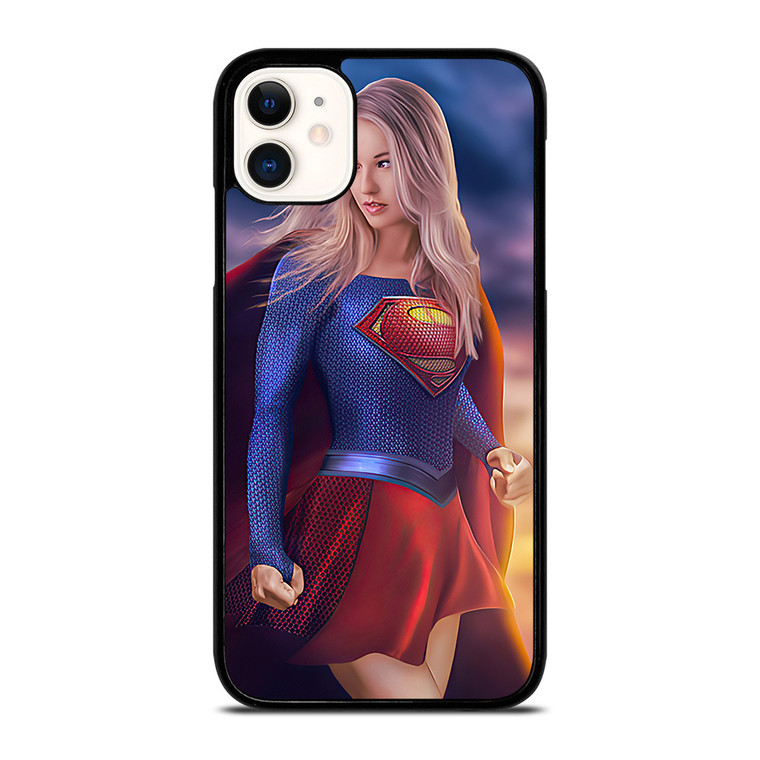 DC SUPERGIRL CARTOON iPhone 11 Case Cover