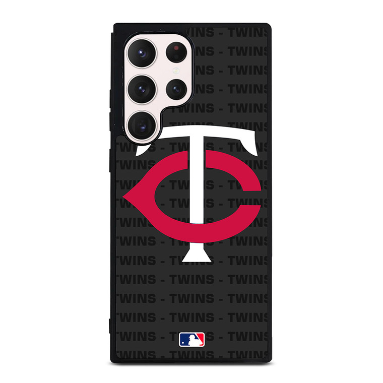 MINNESOTA TWINS BASEBALL BLACK Samsung Galaxy S23 Ultra Case Cover