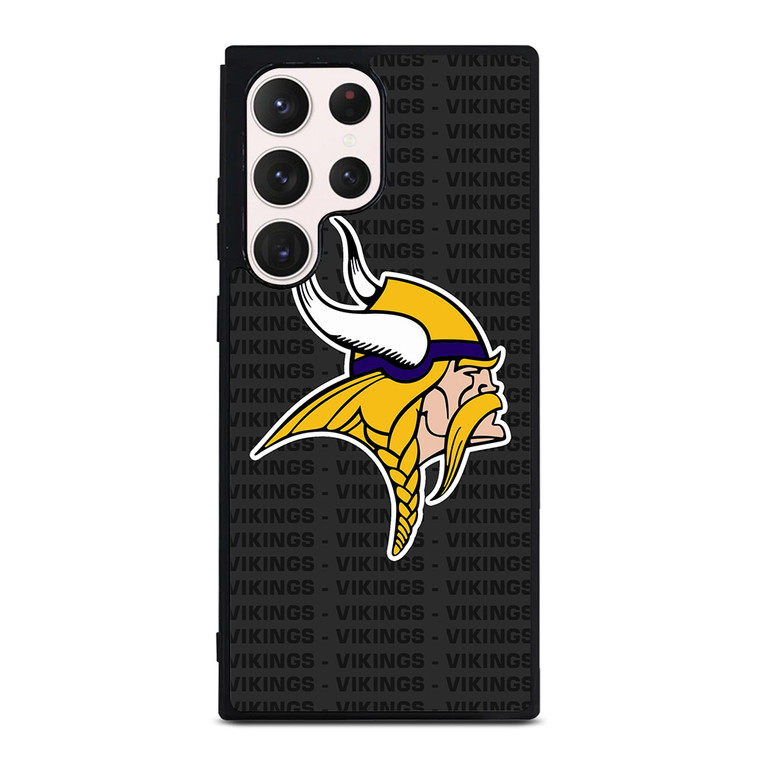 MINNESOTA VIKINGS FOOTBALL TEXT Samsung Galaxy S23 Ultra Case Cover