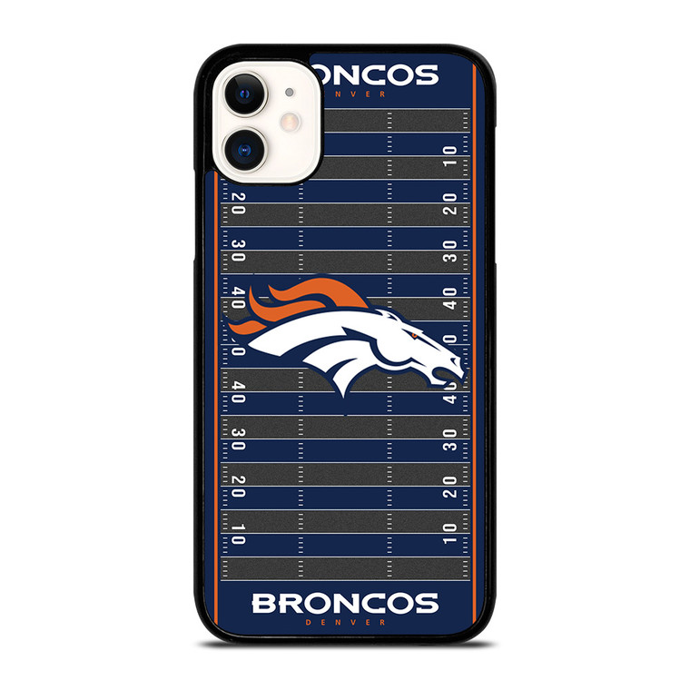 DENVER BRONCOS FOOTBALL FIELD iPhone 11 Case Cover
