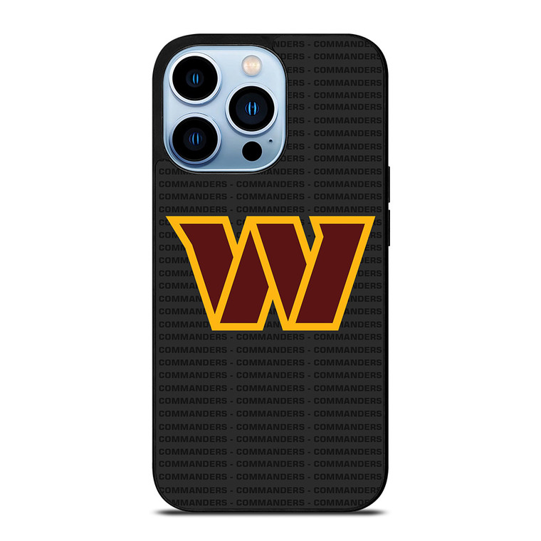 WASHINGTON COMMANDERS FOOTBALL TEXT iPhone 13 Pro Max Case Cover