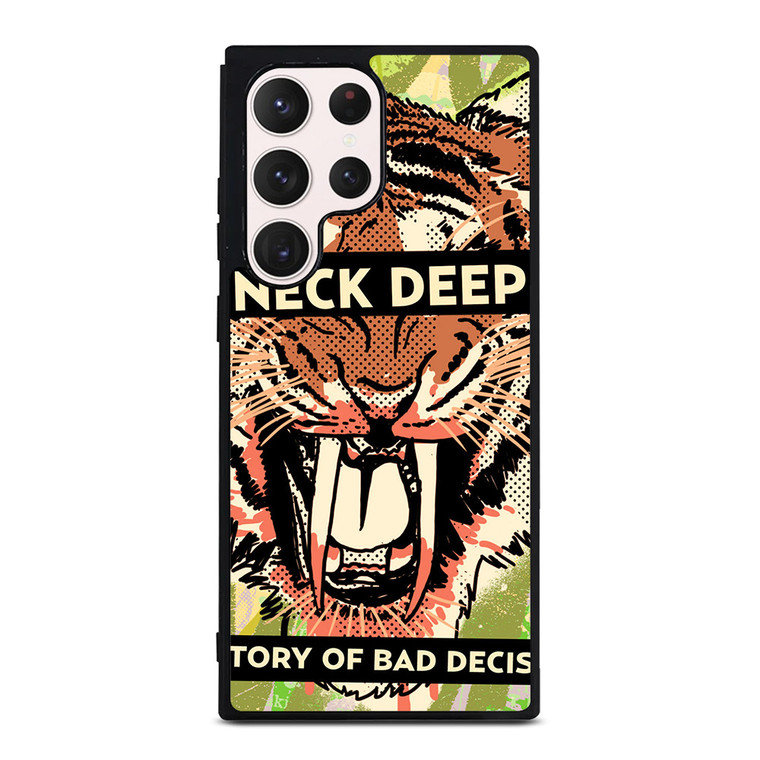 NECK DEEP A HISTORY OF A BAD DECISIONS Samsung Galaxy S23 Ultra Case Cover