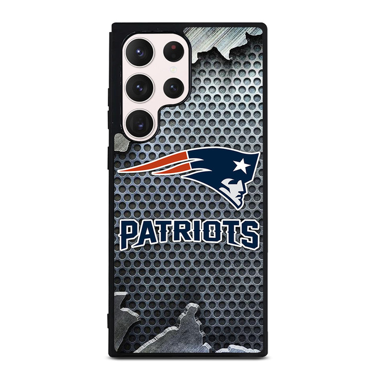 NEW ENGLAND PATRIOTS BROKEN METAL Samsung Galaxy S23 Ultra Case Cover