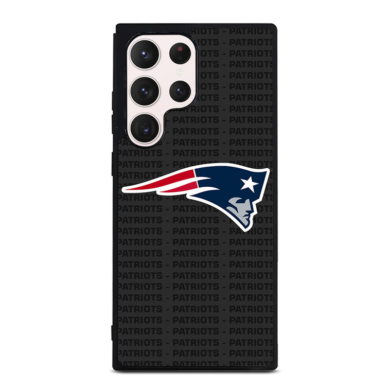 NEW ENGLAND PATRIOTS FOOTBALL TEXT Samsung Galaxy S23 Ultra Case Cover