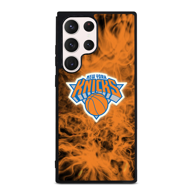 NEW YORK KNICKS BASKETBALL NBA FIRE Samsung Galaxy S23 Ultra Case Cover