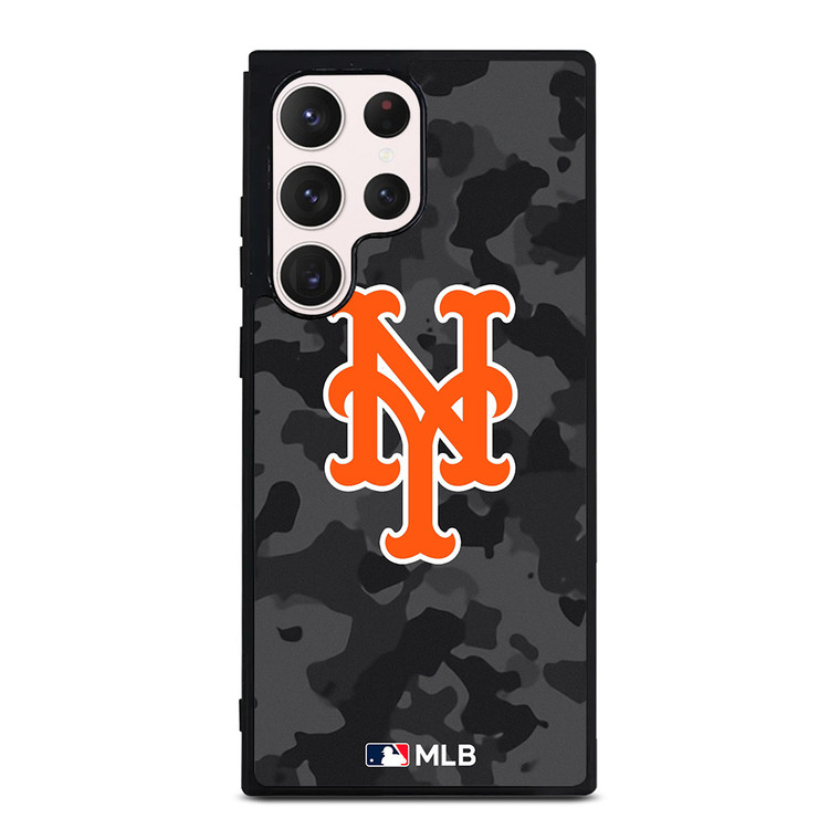 NEW YORK METS BASEBALL BLACK CAMO Samsung Galaxy S23 Ultra Case Cover
