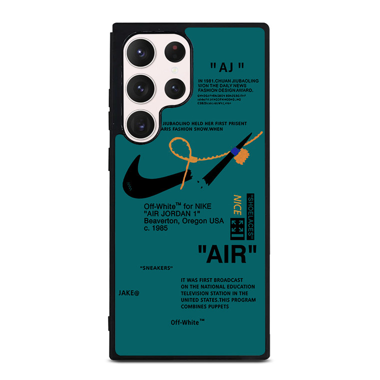 NIKE AIR OFF WHITE TOSCA Samsung Galaxy S23 Ultra Case Cover