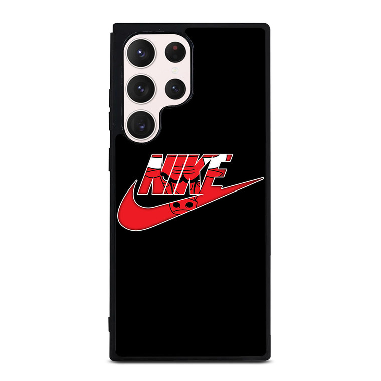 NIKE CHICAGO BULLS SWOOSH Samsung Galaxy S23 Ultra Case Cover NIKE CHICAGO BULLS SWOOSH Samsung Galaxy S23 Ultra Case Cover
