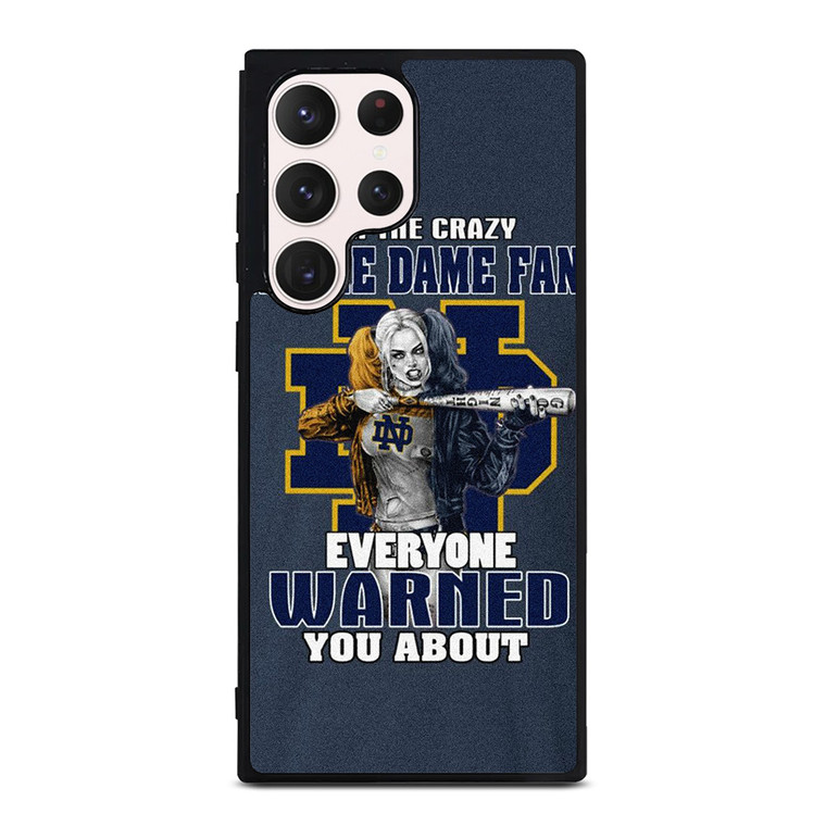 NOTRE DAME FIGHTING HARLEY QUINN Samsung Galaxy S23 Ultra Case Cover