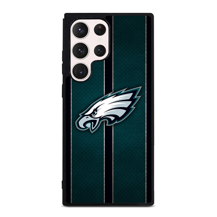 PHILADELPHIA EAGLES NFL METAL STRIPE Samsung Galaxy S23 Ultra Case Cover