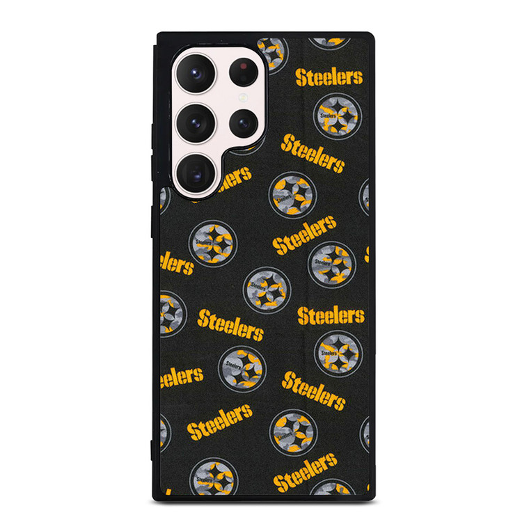 PITTSBURGH STEELERS FOOTBALL PATTERN Samsung Galaxy S23 Ultra Case Cover