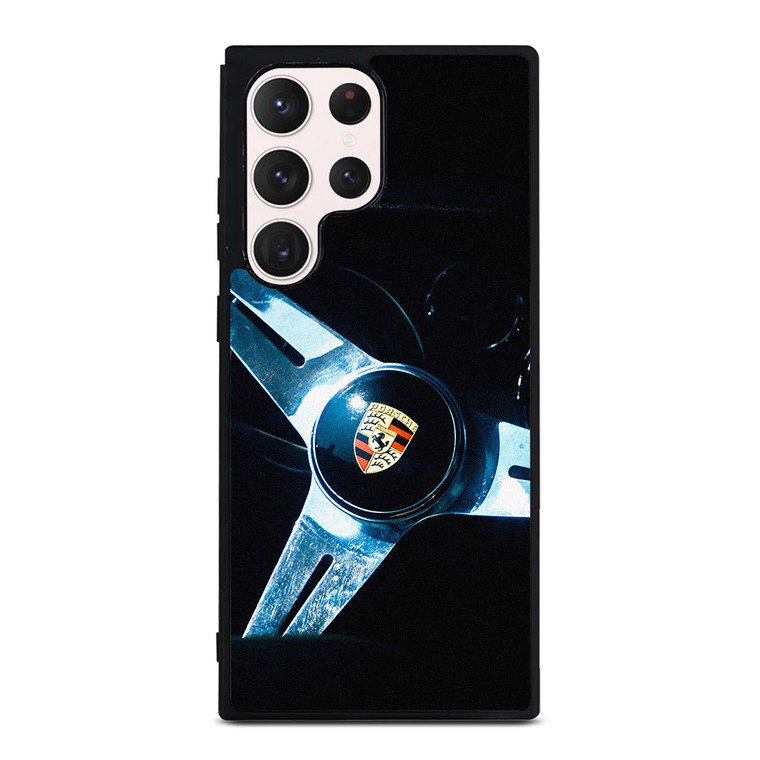 PORSCHE VINTAGE STEERING WHEEL Samsung Galaxy S23 Ultra Case Cover