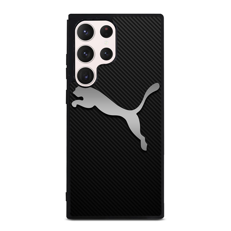 PUMA LOGO CARBON Samsung Galaxy S23 Ultra Case Cover