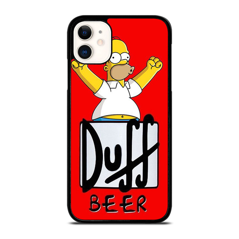 DUFF BEER THE SIMPSONS CARTOON 4 iPhone 11 Case Cover