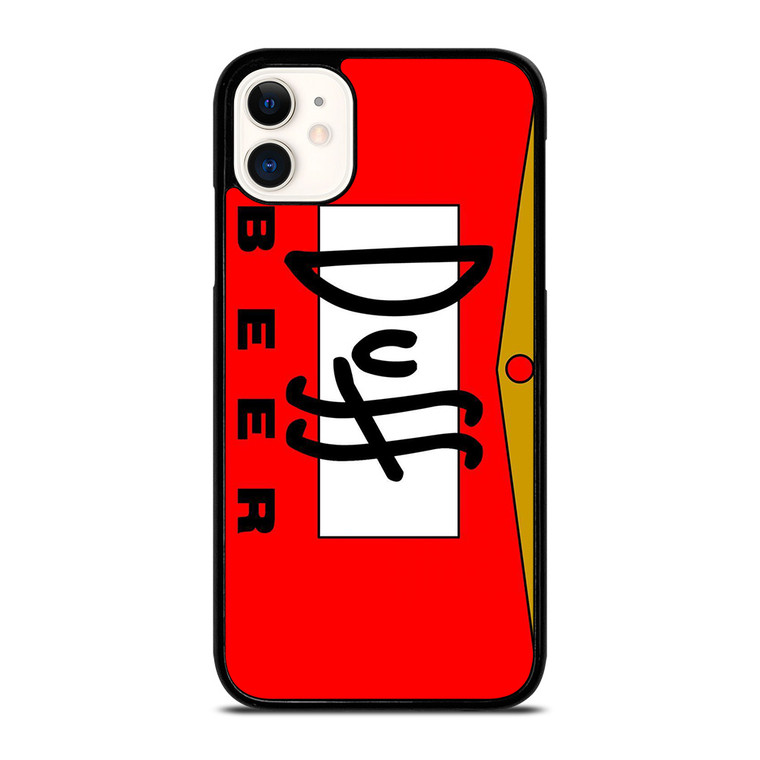DUFF BEER THE SIMPSONS CARTOON iPhone 11 Case Cover
