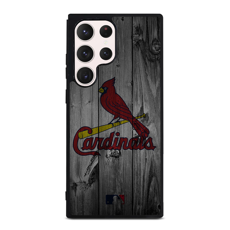 SAINT LOUIS CARDINALS BASEBALL MLB WOOD LOGO Samsung Galaxy S23 Ultra Case Cover