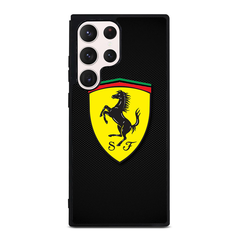 SCUDERIA FERRARI CARBON FIBER Samsung Galaxy S23 Ultra Case Cover